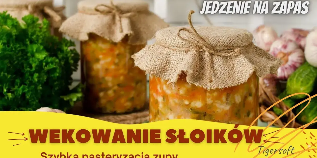 Wekowanie zup: Przepisy i sekrety pasteryzacji w słoikach