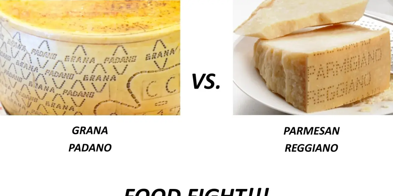 Grana Padano vs Parmigiano Reggiano: Kluczowe różnice i wybór do kuchni