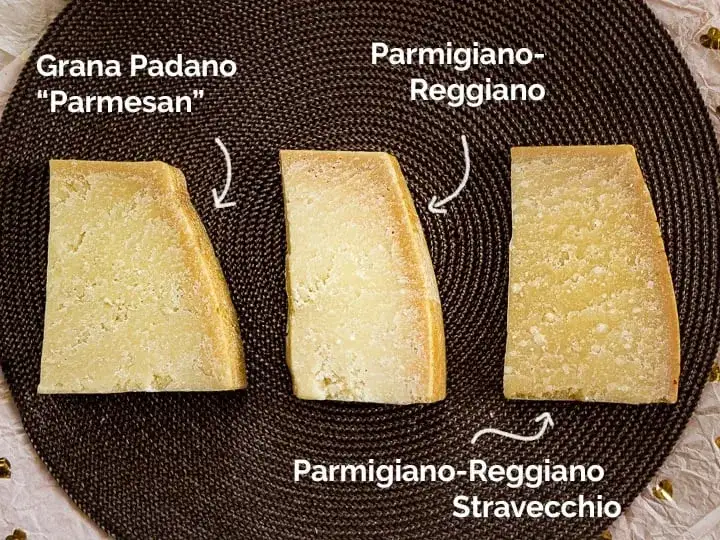 Grana Padano i Parmigiano Reggiano porównanie
