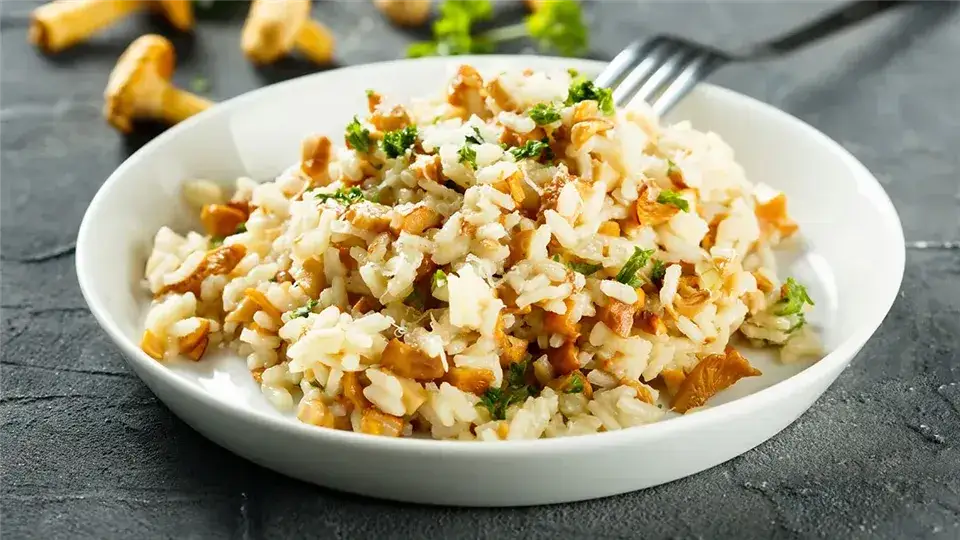 risotto z kurkami