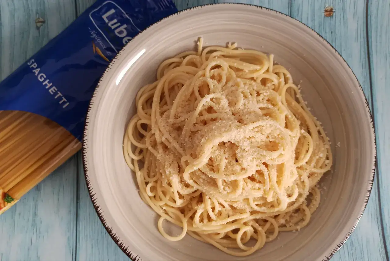 Składniki do spaghetti al limone